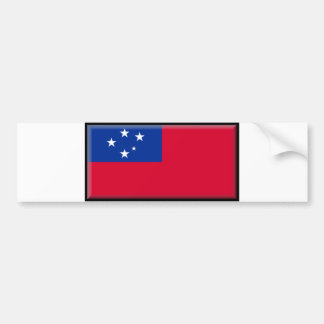 Samoa Flag Bumpersticker