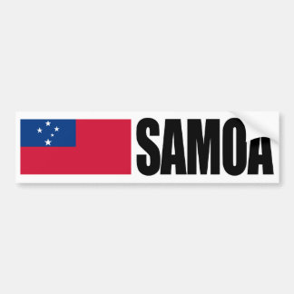 Samoa Flag Bumpersticker
