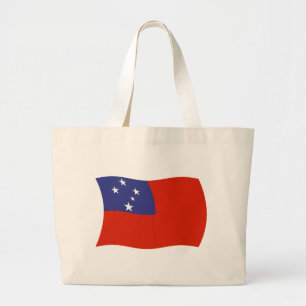 Samoa Flag Canvas tas