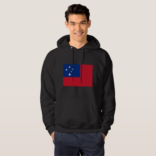 Samoa Flag Hoodie (Voorkant volledig)