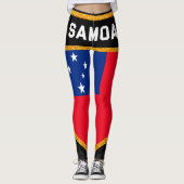 Samoa Flag Leggings (Voorkant)