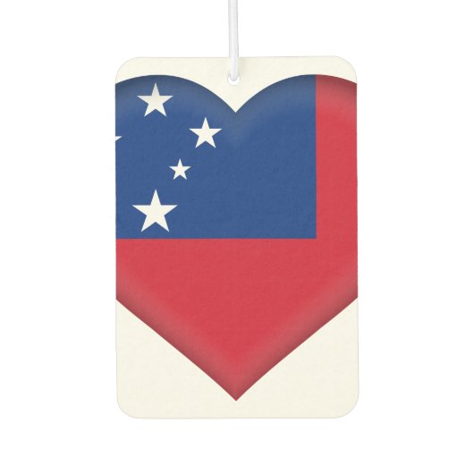 Samoa Flag Luchtverfrisser (Voorkant)