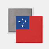 Samoa Flag Magnet Magneet (Voorkant / Achterkant)