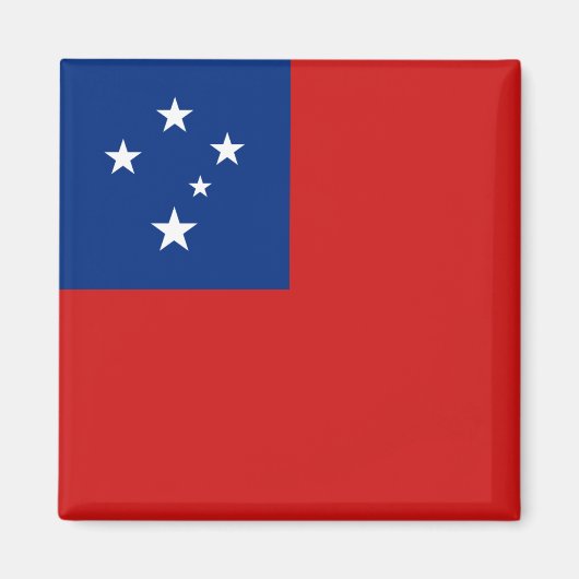 Samoa Flag Magnet Magneet (Voorkant)