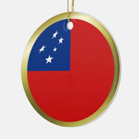 Samoa Flag Ornament (Links)