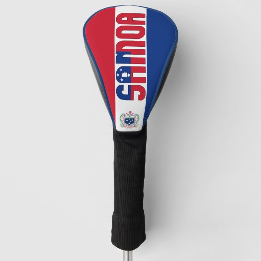 Samoa Flag Prachtige Patriotic Golfheadcover (Voorkant)
