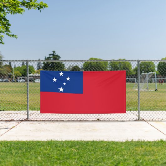 Samoa Flag Spandoek (Insitu)