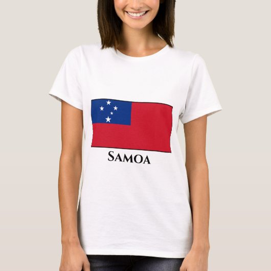 Samoa Flag T-shirt (Voorkant)