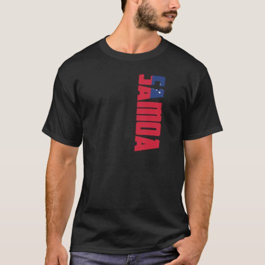 Samoa Flag T-shirt (Voorkant)