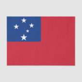 Samoa Flag Tissuepapier (Voorkant)