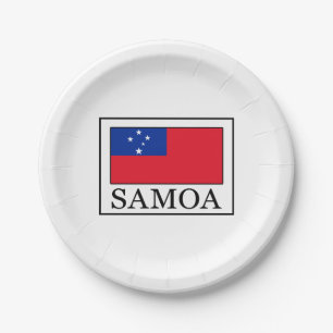 Samoa Papieren Bordje