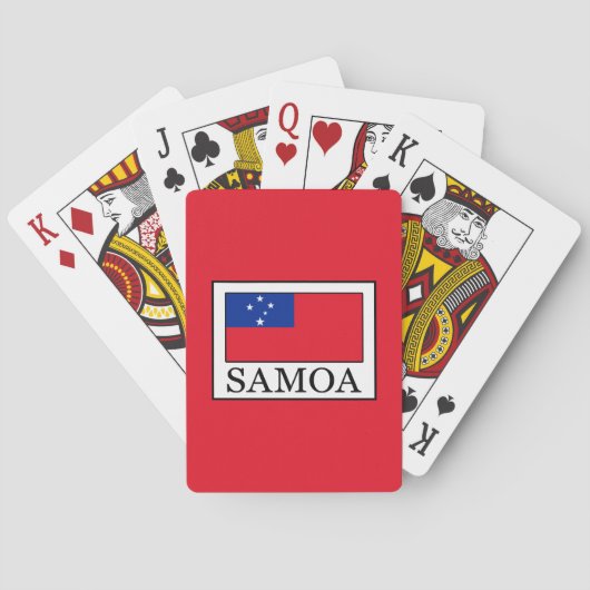 Samoa Pokerkaarten (Achterkant)