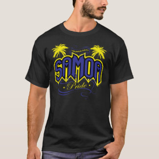 Samoa Pride Blue & Yellwo - T-Shirt