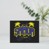 Samoa Pride Briefkaart (Staand voorkant)