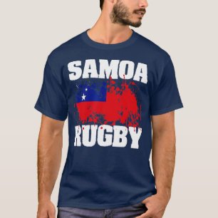 Samoa Rugby Samoan Flag Pride Mannen Vrouwen Gift T-shirt