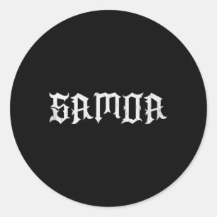 Samoa Samoaanse Pride Polynesisch Ronde Sticker