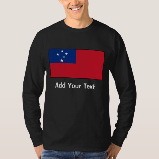 Samoa - Samoan Flag T-shirt (Voorkant)