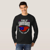 Samoa Samoan Samoa Flag Half Samoan Is Better Than T-shirt (Voorkant volledig)