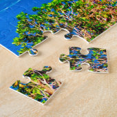 Samoa strand scène legpuzzel (Zijkant)