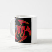 Samoa Tribal Black 2 Koffiemok (Voorkant links)