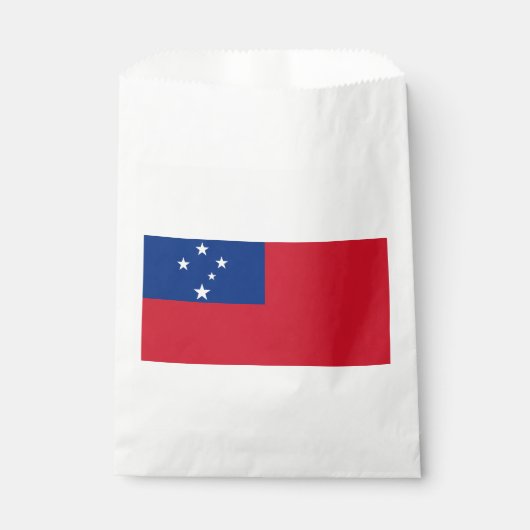 Samoa Vlag Bedankzakje (Voorkant)