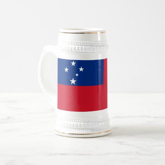 Samoa Vlag Bierpul (Voorkant links)