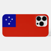 Samoa-vlag iPhone Hoesje (Achterkant horizontaal)