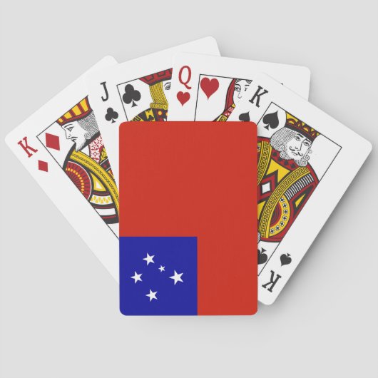 Samoa-vlag Pokerkaarten (Achterkant)
