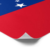 Samoa Vlag Poster (Hoek)
