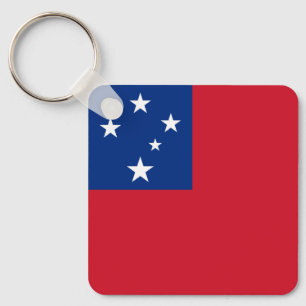 Samoa Vlag Sleutelhanger