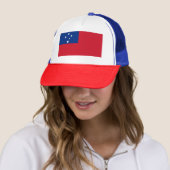 Samoa Vlag Trucker Pet (In situ)