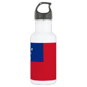 Samoa Vlag Waterfles (Voorkant)
