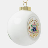 Samoa-wapenstilstand Keramische Bal Ornament (Links)