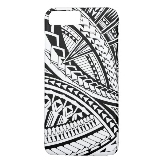 Samoaans tattoo patroon Case-Mate iPhone case (Achterkant)