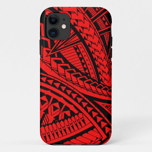 Samoaans tattoo patroon Case-Mate iPhone case (Achterkant)