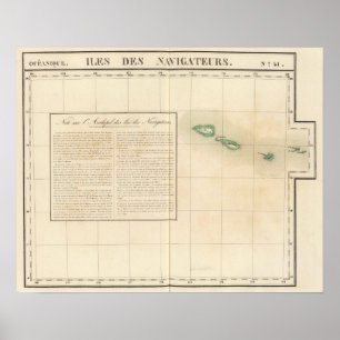 Samoaanse eilanden Oceanië nr. 41 Poster