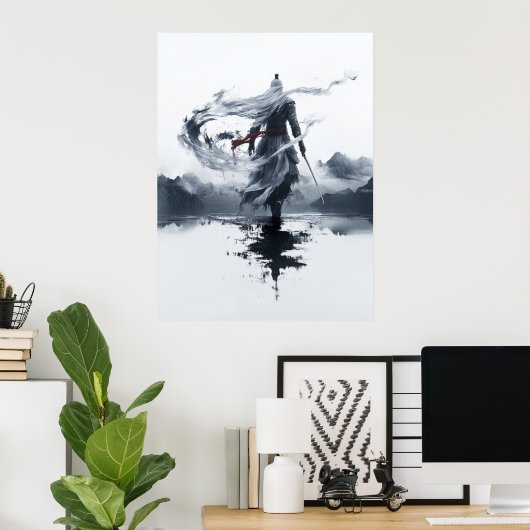 Samoaanse 🗡️ 🌪️ poster (Thuiskantoor)