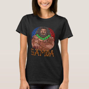 Samoaanse Pride Polynesische krijger Samoa Tatau C T-shirt