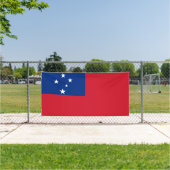 Samoaanse vlag spandoek (Insitu)