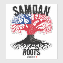 SAMOAANSE WORTELS STICKER