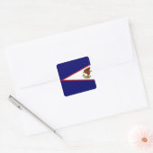 Samoan Flag Vierkante Sticker (Envelop)