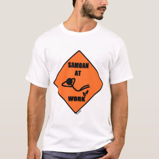 Samoan op het werk t-shirt