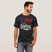 Samoan Queen Samoa Samoa Samoa Flag T-shirt (Voorkant volledig)