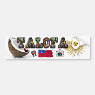 Samoan "Talofa"-Bumpersticker Bumpersticker