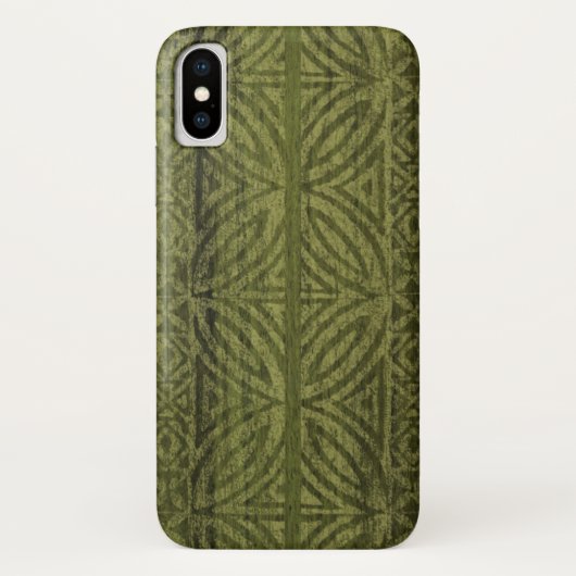 Samoan Tapa Hawaiian Faux Surfboard Case-Mate iPhone Case (Achterkant)