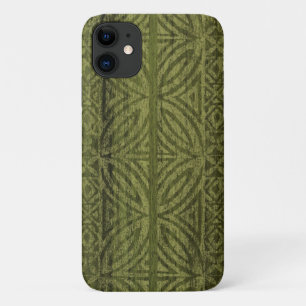 Samoan Tapa Hawaiian Faux Surfboard iPhone 11 Hoesje