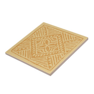 Samoan Tapa Polynesiaanse Tijtebandtapijten Tegeltje