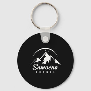 Samoëns France Skigebied Snowboarden Souv Sleutelhanger