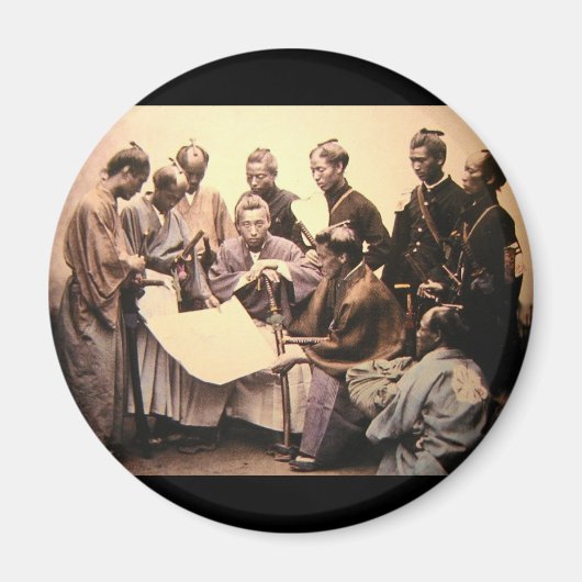 Samoerai circa 1868-1869 magneet (Voorkant)