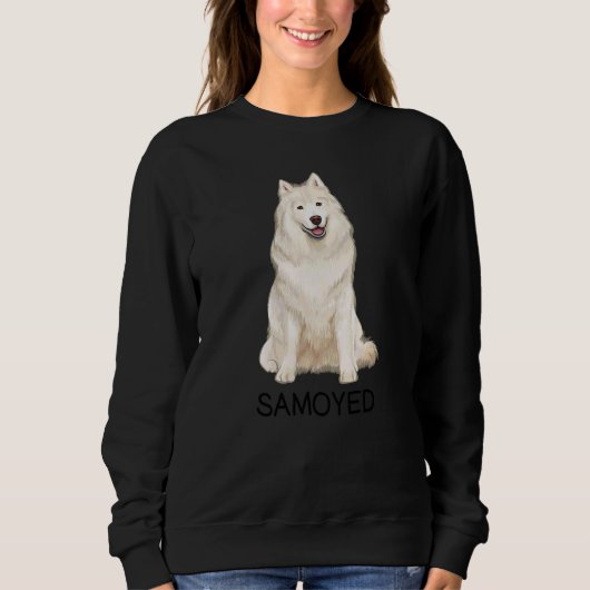 Samojed Dolle Hond Trui (Voorkant)